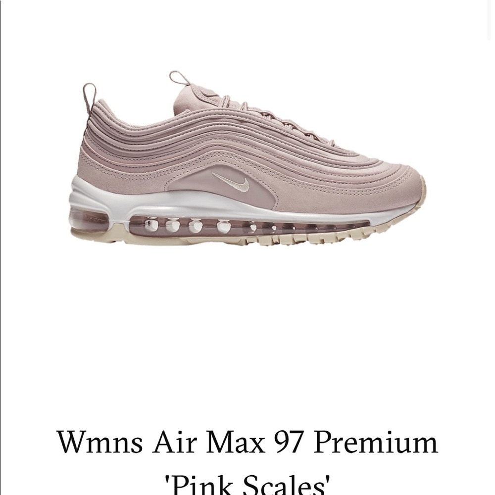 Nike Womens Air Max 97 Premium Pink Snakeskin